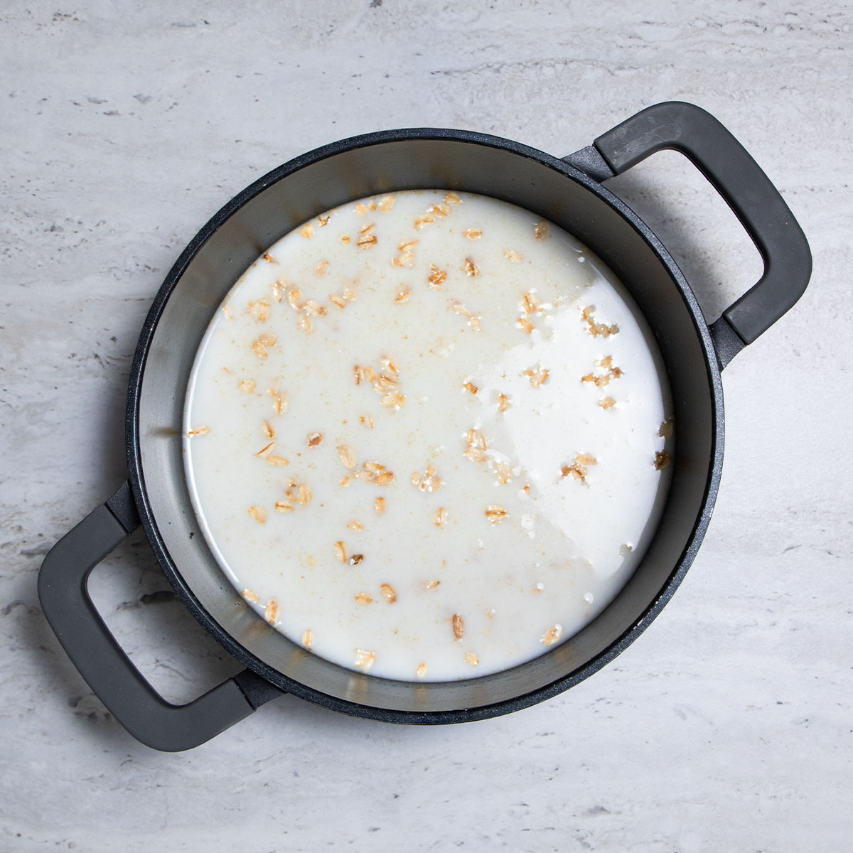 Avižinės košės instrukcijos: 1 žingsnis.