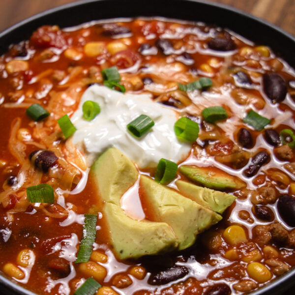 Čili sriubos instrukcijos: 5 žingsnis.