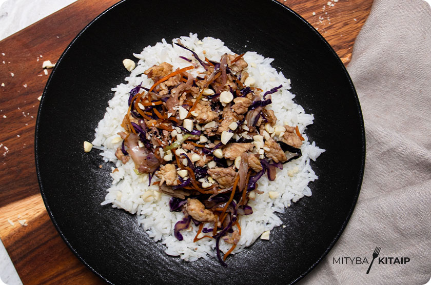 Faršo su ryžiais recepto viršelis.