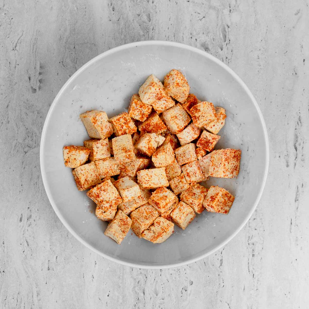 Kepto tofu instrukcijos: 3 žingsnis.