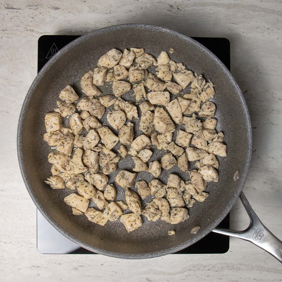 Makaronų su vištiena instrukcijos: 2 žingsnis.