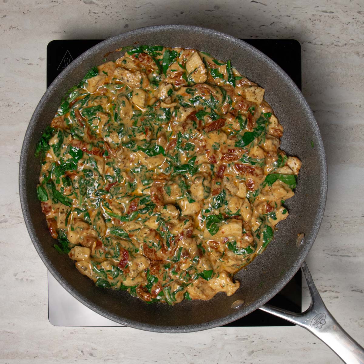 Makaronų su vištiena instrukcijos: 6 žingsnis.