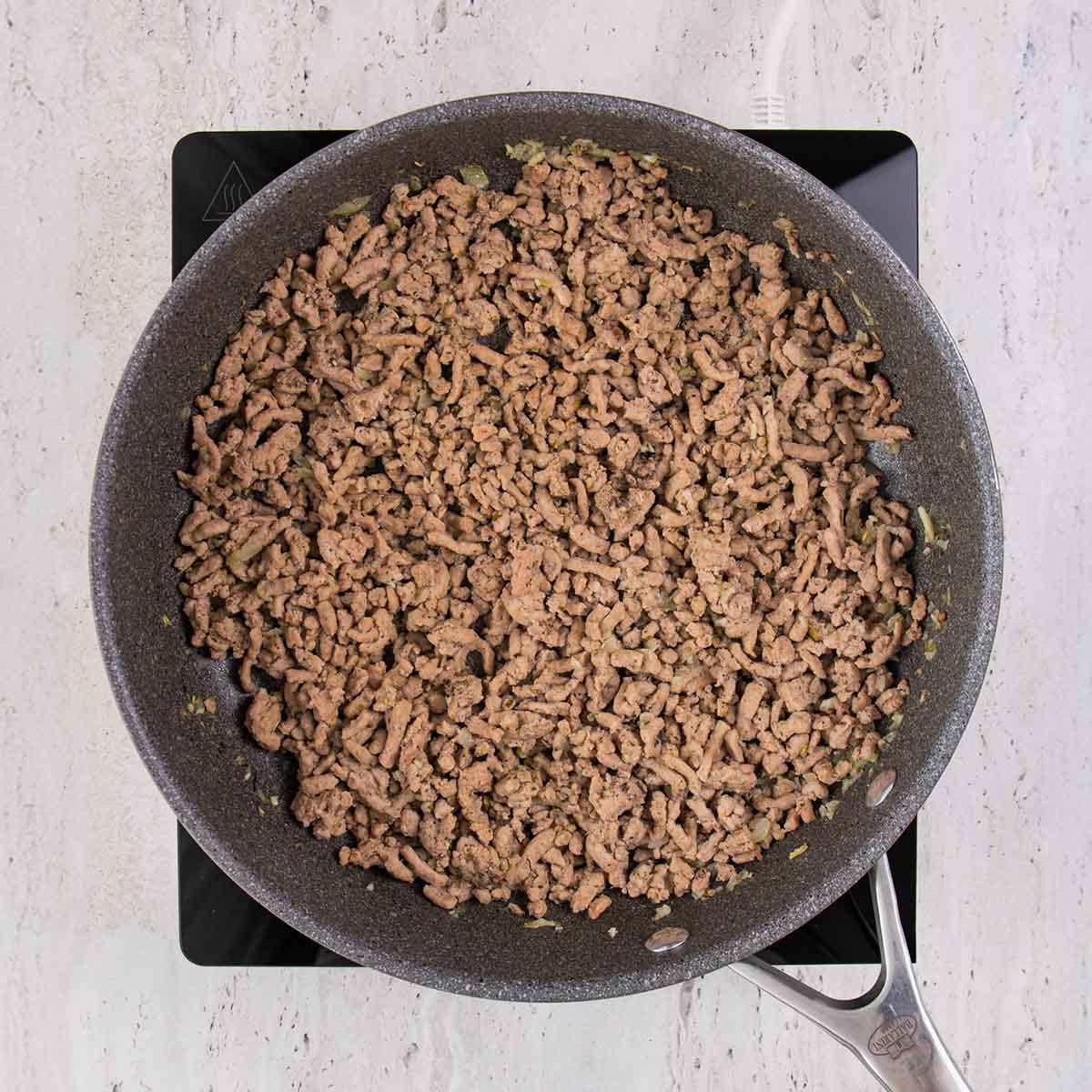 Makaronų apkepo instrukcijos: 2 žingsnis.