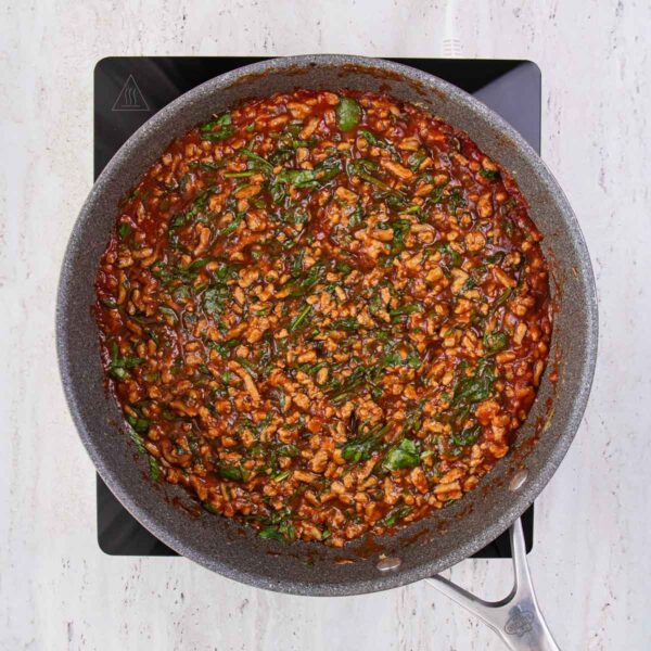 Makaronų apkepo instrukcijos: 3 žingsnis.