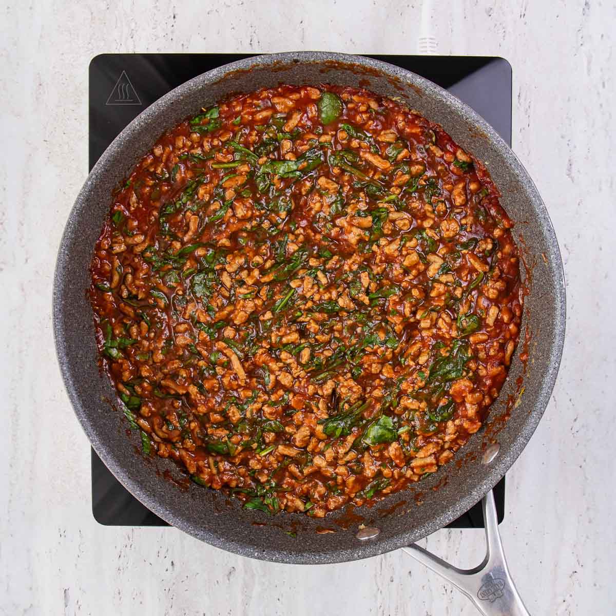 Makaronų apkepo instrukcijos: 3 žingsnis.