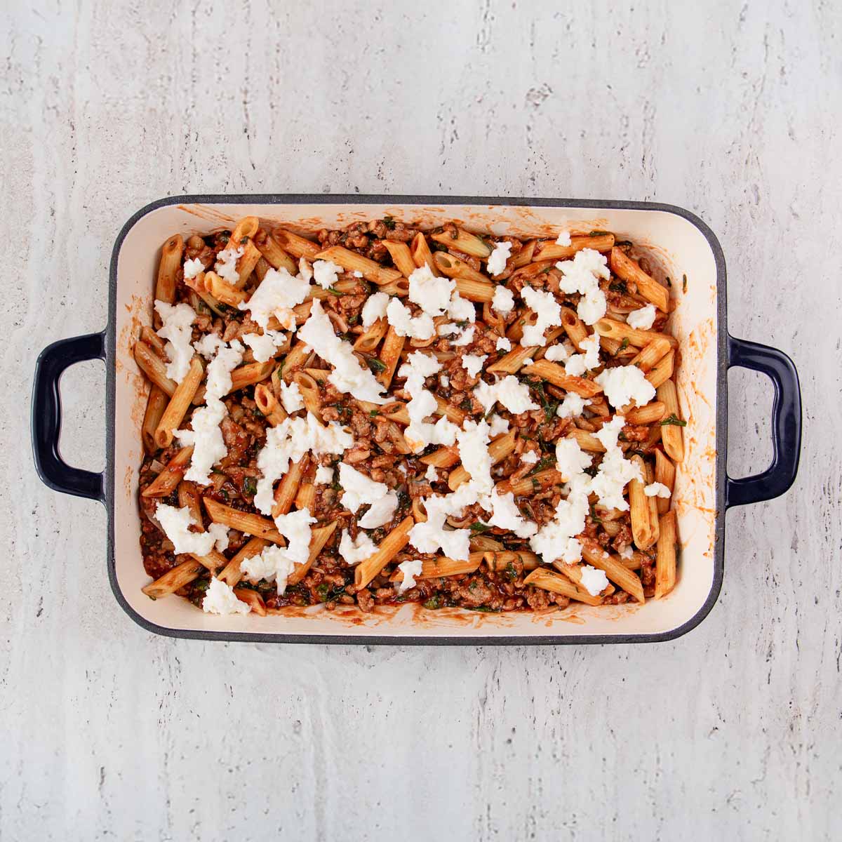 Makaronų apkepo instrukcijos: 4 žingsnis.