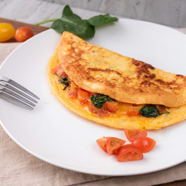 Omleto recepto instrukcijos: 5 žingsnis.