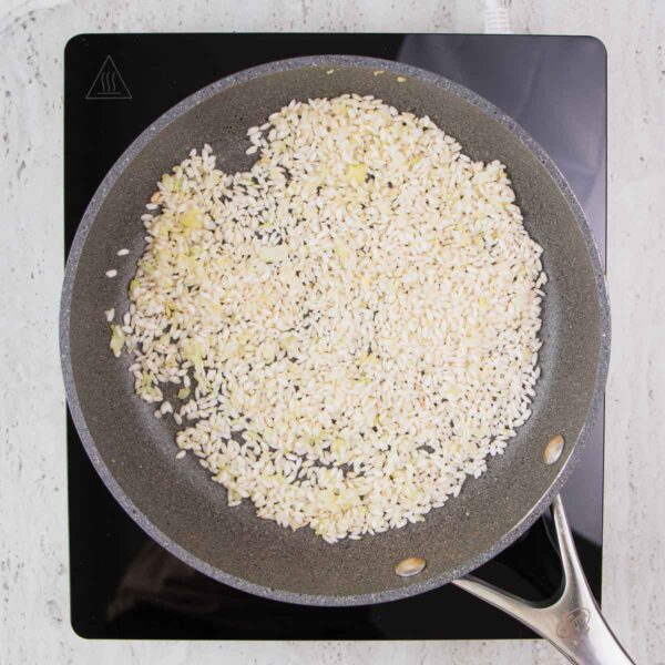 Risotto instrukcijos: 4 žingsnis.