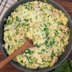 Risotto receptas.