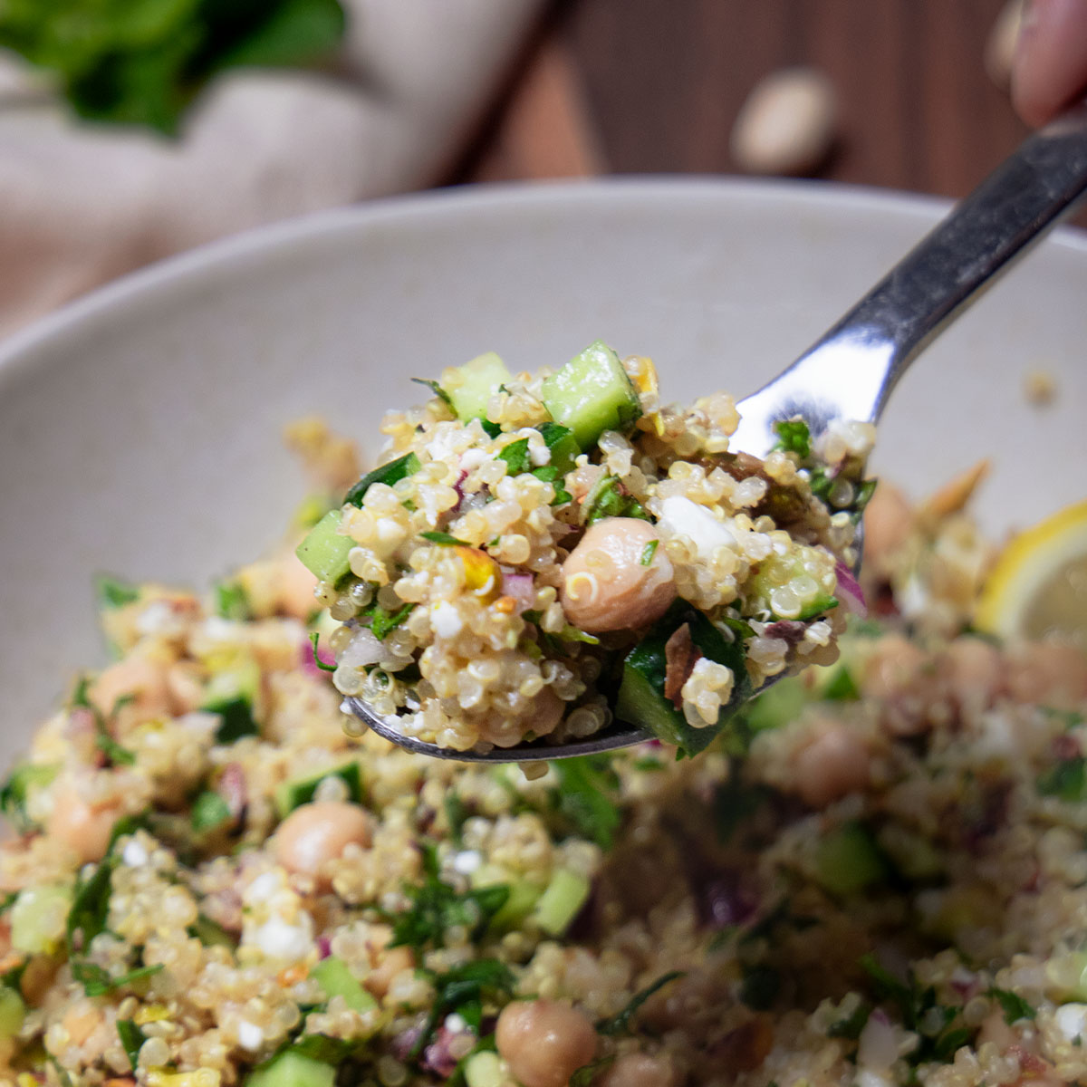 Salotų su bolivine balanda instrukcijos: 3 žingsnis.