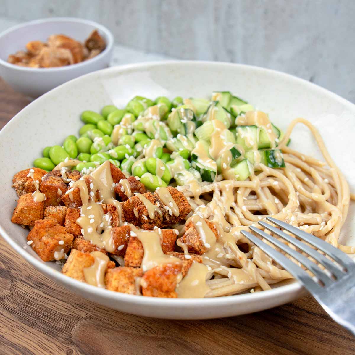 Spagečių su padažu instrukcijos: 5 žingsnis.