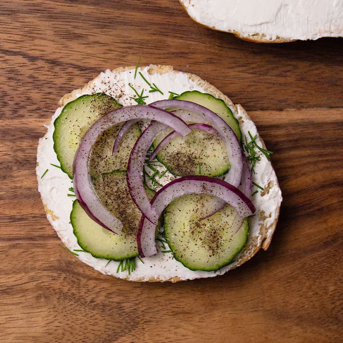 Sumuštinių su lašiša instrukcijos: 2 žingsnis.