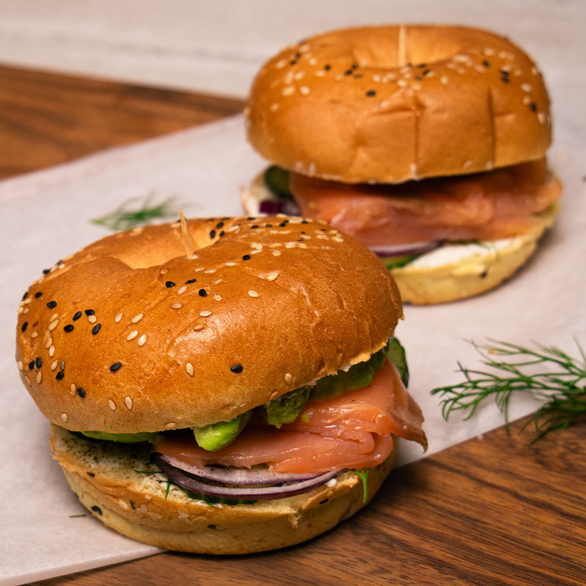 Sumuštinių su lašiša instrukcijos: 4 žingsnis.