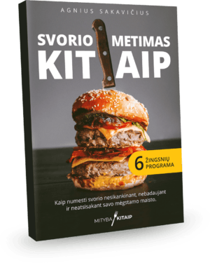 Knyga „Svorio metimas kitaip“.