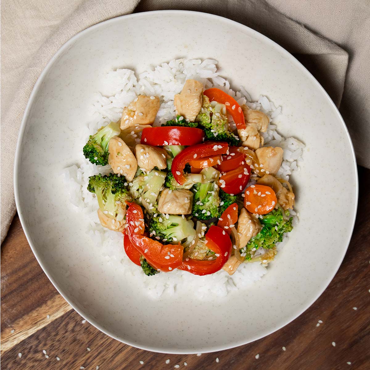 Vištienos su daržovėmis instrukcijos: 7 žingsnis.