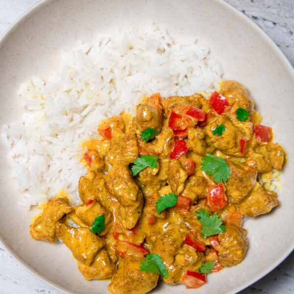 Vištienos kario instrukcijos: 6 žingsnis.